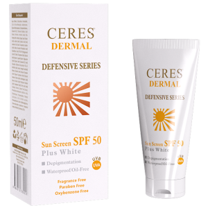 Ceres Dermal Defensive Series Sun Screen Plus White SPF 50