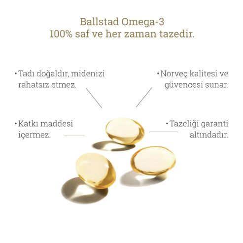 Ballstad Omega-3 Balık Yağı Aylık 93 Adet
