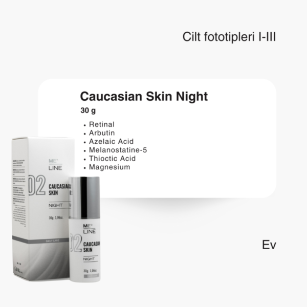 MeLine Caucasian Skin Night 30 gr