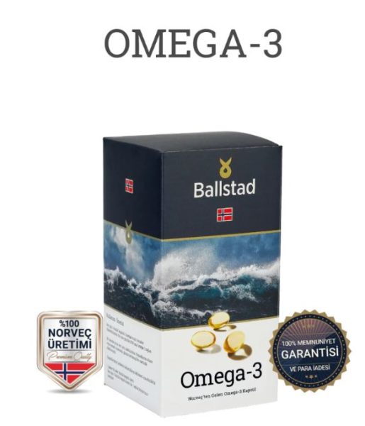 Ballstad Omega-3 (Saklama Kutulu) Balık Yağı Aylık 93 Adet